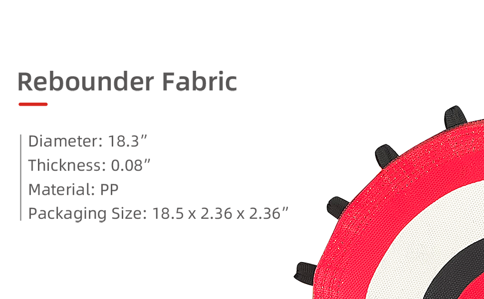 Rebounder Fabric Replacement