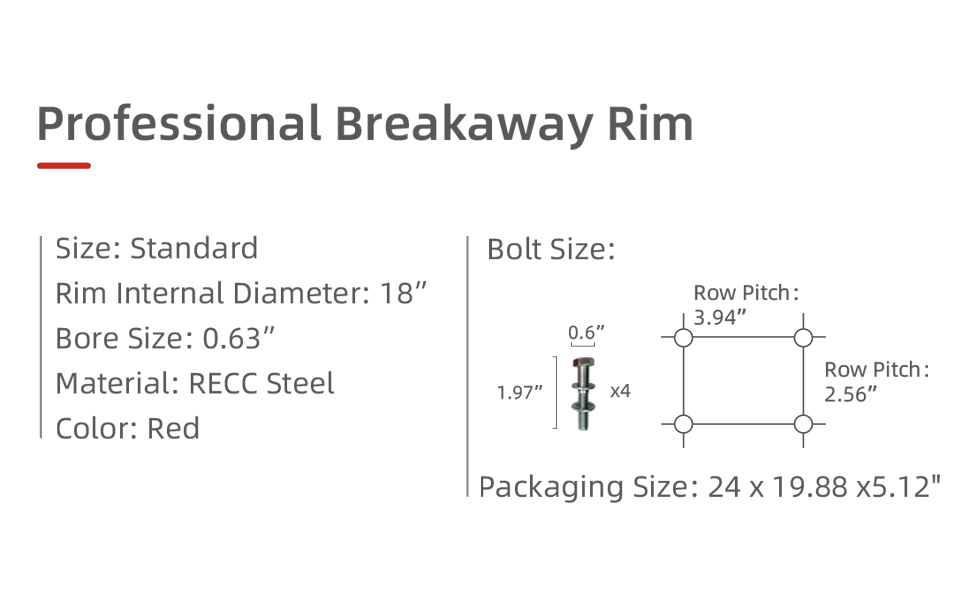 IE Sports Professional Breakaway Rim
